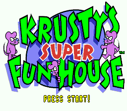 Krusty's Super Fun House - Featuring the Simpsons!